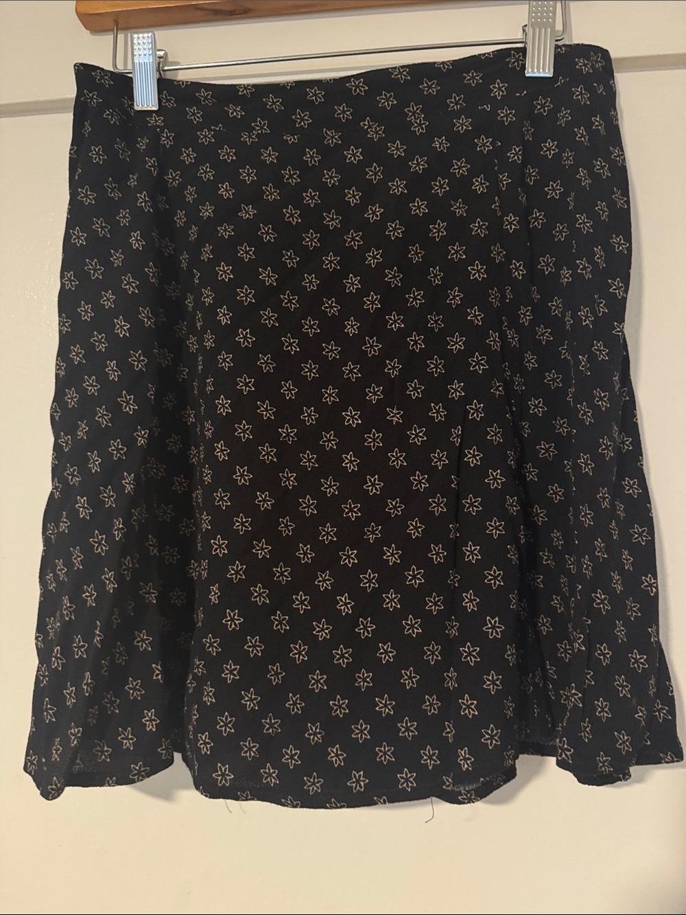 Reformation Black Floral A-Line Mini Skirt - Picture 3 of 3